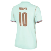 Camiseta Francia Kylian Mbappe #10 Segunda Equipación Replica Mundial 2026 para mujer mangas cortas